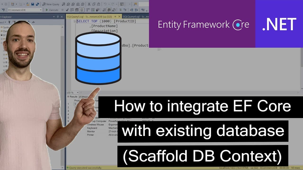 EF Core Database First - Scaffold a DB Context from an Existing ...